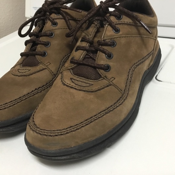 Rockport womens brown leather comfort walking shoes / Like New! - Picture 5 of 15